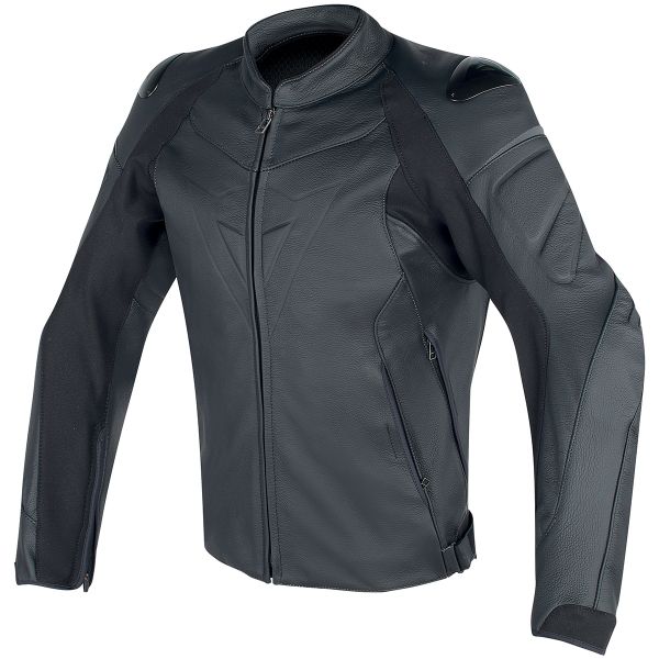 Motorradjacke Dainese Fighter Leather Black Motorradjacke Dainese Fighter Leather Black