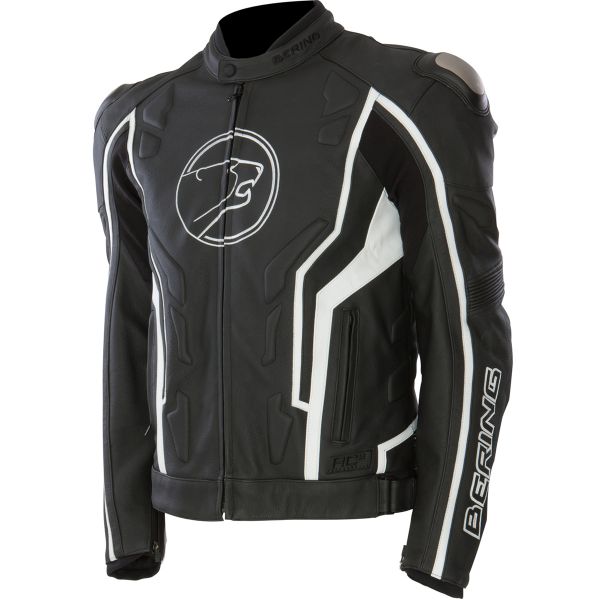 Motorradjacke Bering Flash Schwarz Wei�