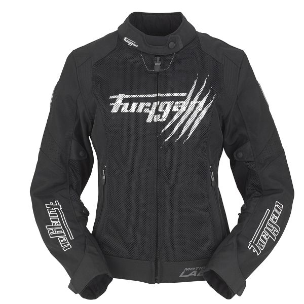Motorradjacke Furygan Genesis Claw Vented Lady Schwarz Wei�