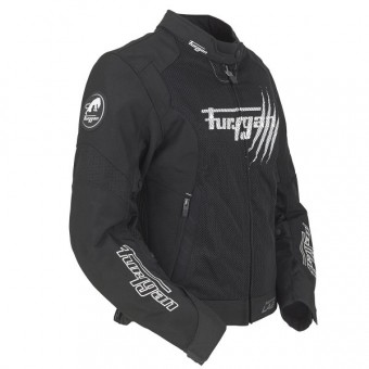 Furygan Genesis Claw Vented Lady Schwarz Weiß