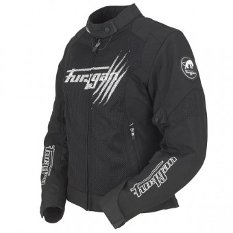 Furygan Genesis Claw Vented Lady Schwarz Weiß
