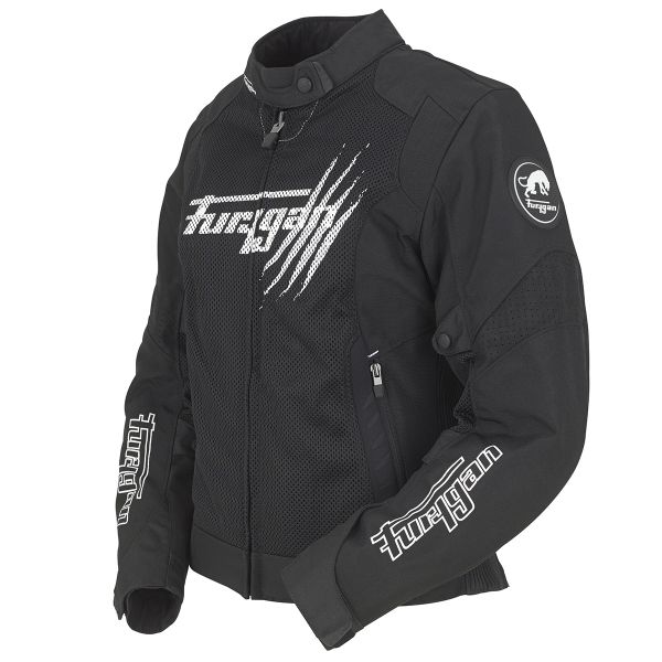 Furygan Genesis Claw Vented Lady Schwarz Weiß