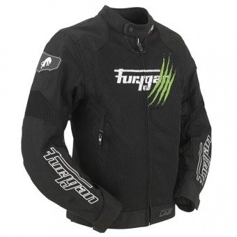 Furygan Genesis Claw Vented Schwarz Wei� Gr�n
