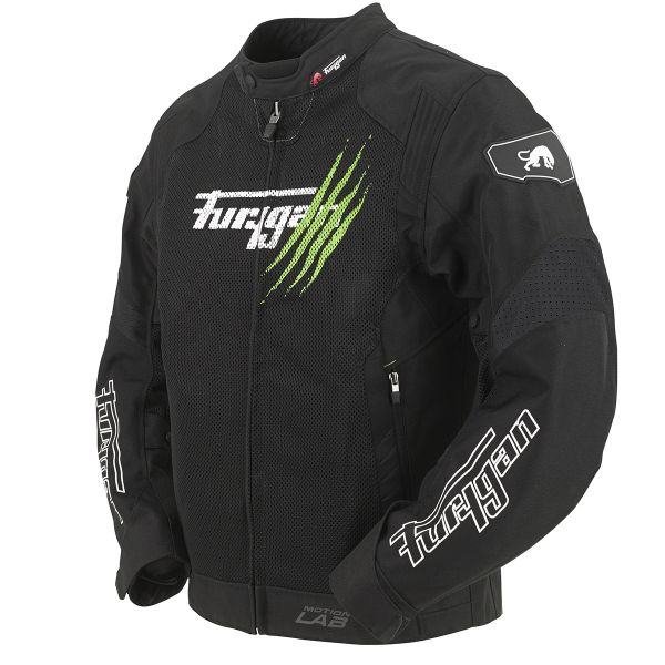 Furygan Genesis Claw Vented Schwarz Wei� Gr�n