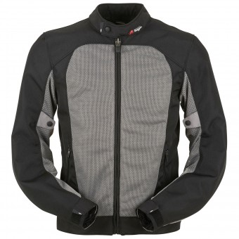 Motorradjacke Furygan Genesis Mistral Evo Schwarz Maulwurfsgrau