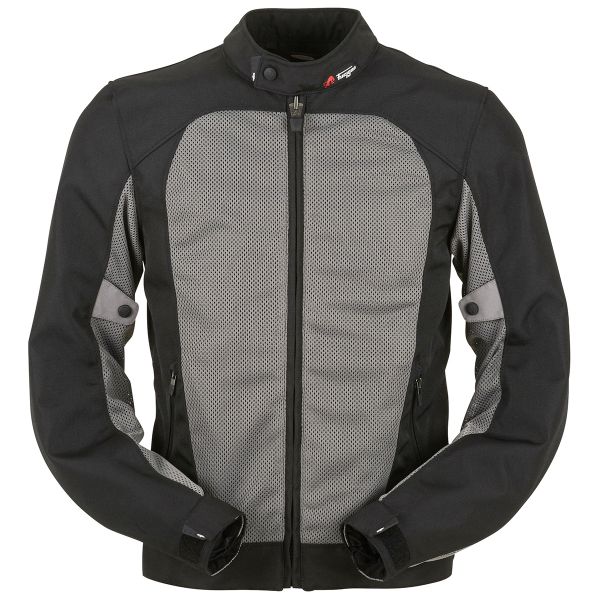 Motorradjacke Furygan Genesis Mistral Evo Schwarz Maulwurfsgrau