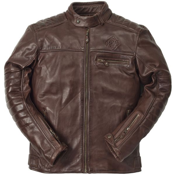 Motorradjacke Ride & Sons Getaway Cow Skin Brown