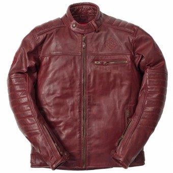 Motorradjacke Ride & Sons Getaway Cow Skin Oxbood