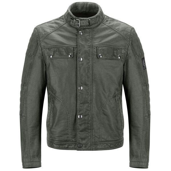 Motorradjacke Belstaff Glen Vine Brunished Green