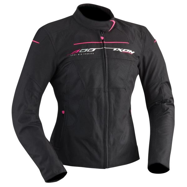 Motorradjacke Ixon Helia Black Fuschia Motorradjacke Ixon Helia Black Fuschia