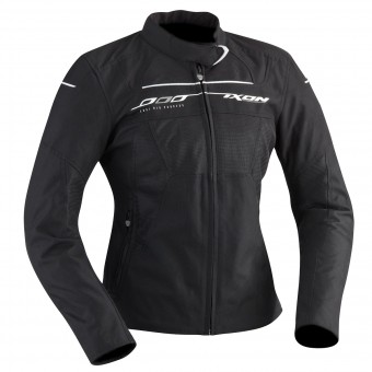 Motorradjacke Ixon Helia Black White