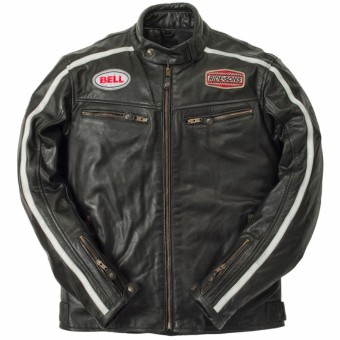 Motorradjacke Ride & Sons Heritage Racing Buffalo Black