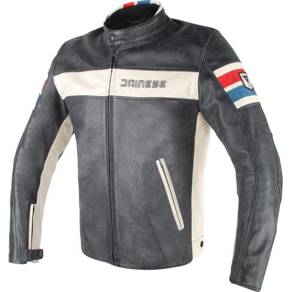 Motorradjacke Dainese HF D1 Black Ice Red Blue