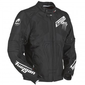 Motorradjacke Furygan Hurricane Black White