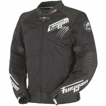 Furygan Hurricane Vented Black White