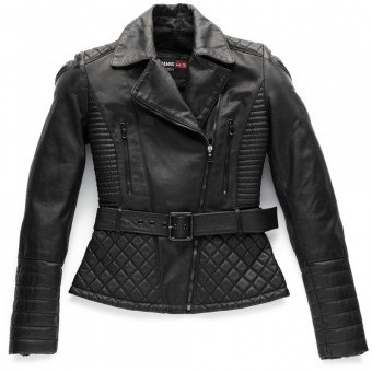 Motorradjacke Blauer Indirect Leder Damen