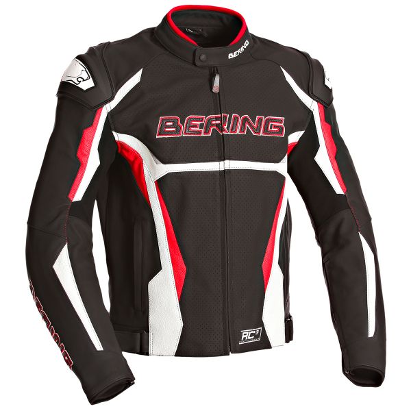 Motorradjacke Bering Kingston Evo-R Black White Red
