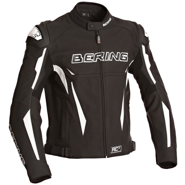 Motorradjacke Bering Kingston Evo-R Black White Motorradjacke Bering Kingston Evo-R Black White