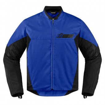 Motorradjacke ICON Konflict Blue