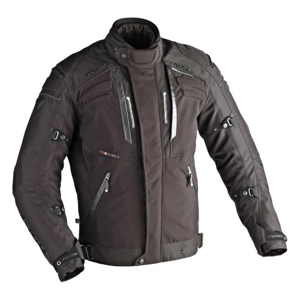 Motorradjacke Ixon Krypton Shell HP Schwarz