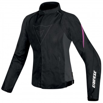 Motorradjacke Dainese Laguna Seca D1 Lady D-Dry Black Fuschia