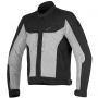 Motorradjacke Alpinestars Luc Air Schwarz Light Gray