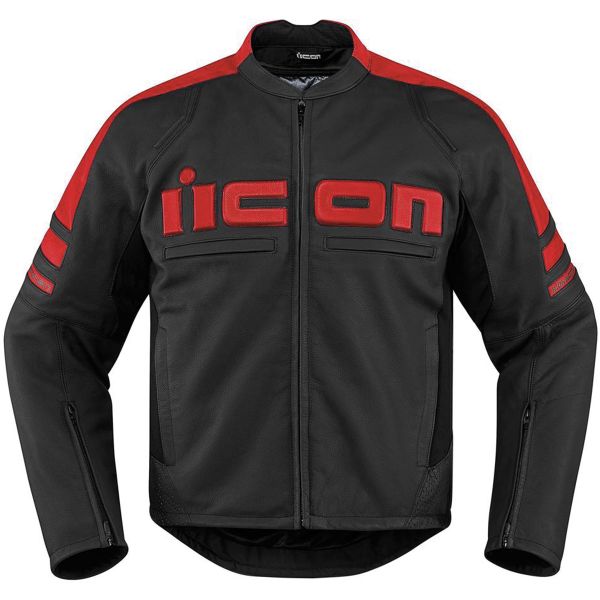 Motorradjacke ICON Motorhead 2 Red
