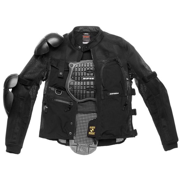 Motorradjacke Spidi Multitech Armor Evo Black