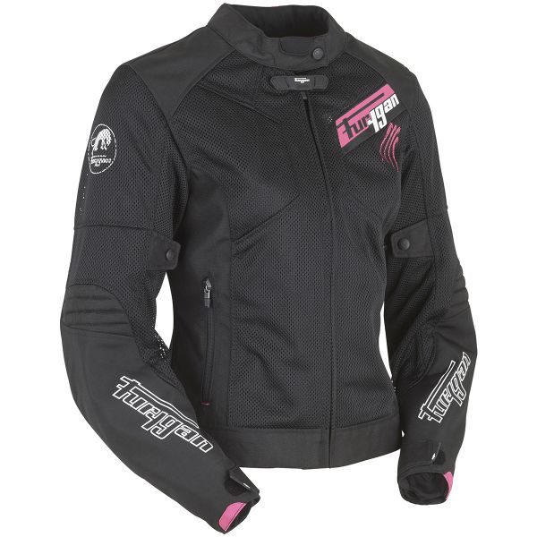 Motorradjacke Furygan Pantha Lady Vented Black Pink