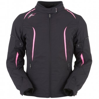 Motorradjacke Furygan Phoenix Schwarz Rosa