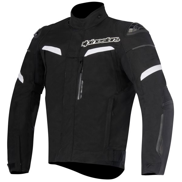 Motorradjacke Alpinestars Pikes Drystar Black White