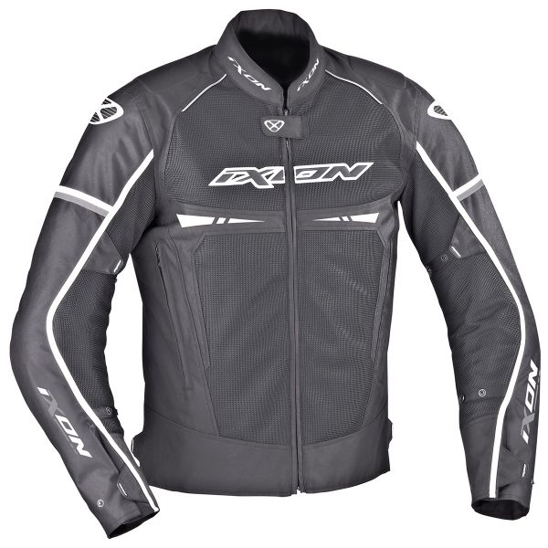 Motorradjacke Ixon Pitrace Schwarz Weiß Motorradjacke Ixon Pitrace Schwarz Weiß
