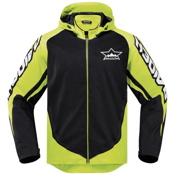 Motorradjacke ICON Raiden UX Hi-Viz versandbereit | iCasque.de