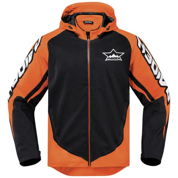 Motorradjacke ICON Raiden UX Orange zum Bestpreis | iCasque.de
