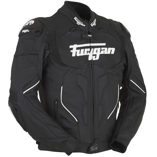 Motorradjacke Furygan Raptor Black White