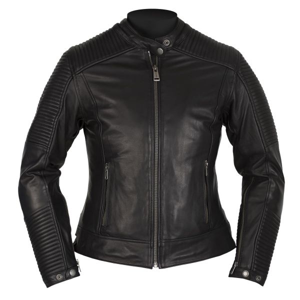 Motorradjacke Helstons Razzia Leather Rag Black Motorradjacke Helstons Razzia Leather Rag Black