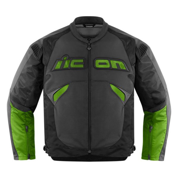 Motorradjacke ICON Sanctuary Jacket Green