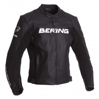 Motorradjacke Bering Sawyer Black White