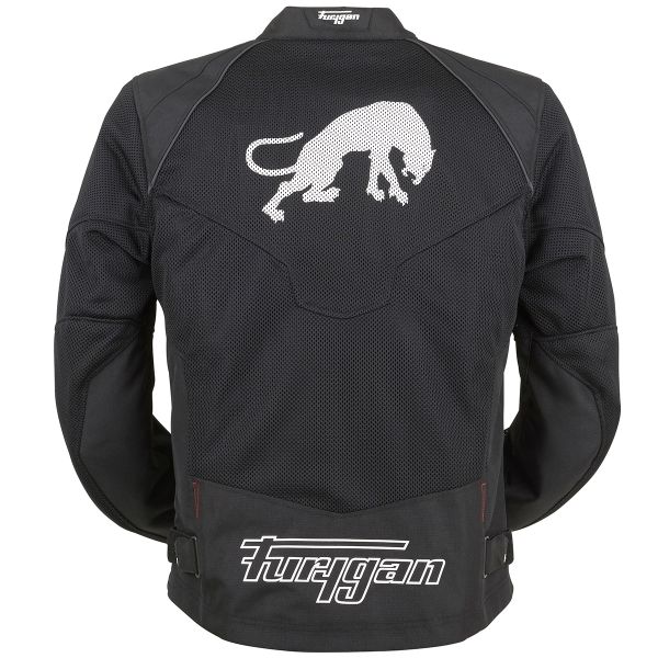 Furygan Skull Vented Schwarz Rot Wei�   