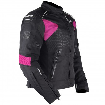 Motorradjacke V'Quattro SP-51 Lady Black Pink