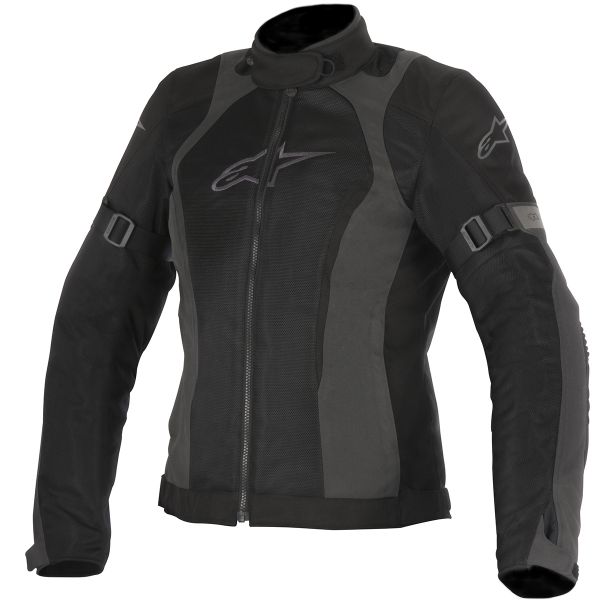 Motorradjacke Alpinestars Stella Amok Air Drystar Black Dark Gray Motorradjacke Alpinestars Stella Amok Air Drystar Black Dark Gray
