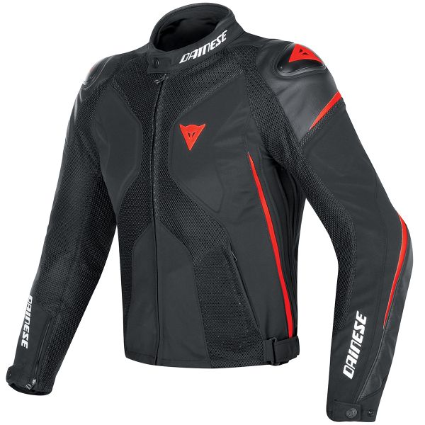 Motorradjacke Dainese Super Rider D-Dry Black Red Fluo