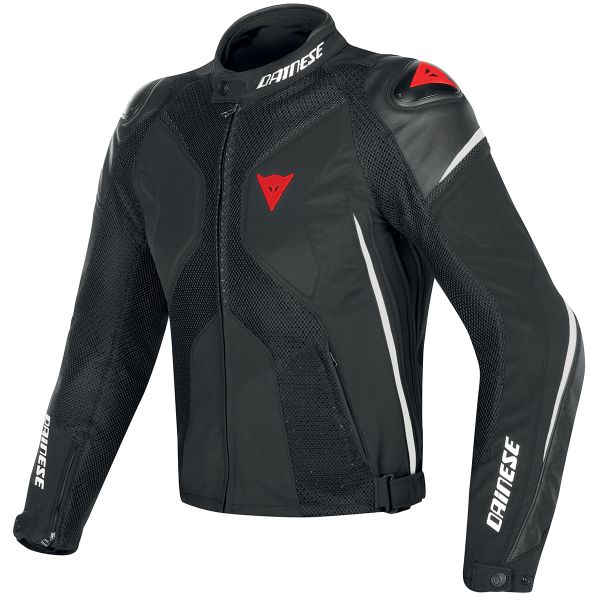 Motorradjacke Dainese Super Rider D-Dry Black White Fluo