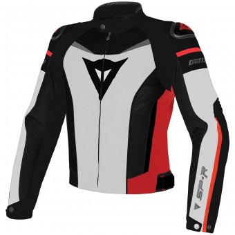 Motorradjacke Dainese Super Speed White Black Red