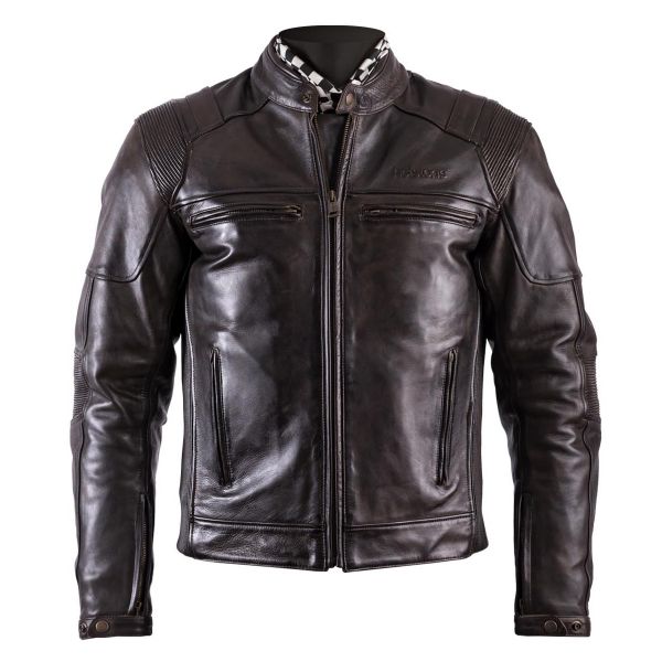 Motorradjacke Helstons Trust Leather Dirty Brown Motorradjacke Helstons Trust Leather Dirty Brown
