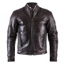 Motorradjacke Helstons Trust Leather Dirty Brown
