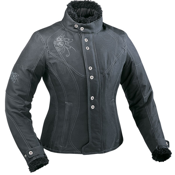 Motorradjacke Ixon Vega Curl Schwarz