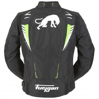 Furygan Vortex Black White Green + Back Protector D3O Viper Level 2