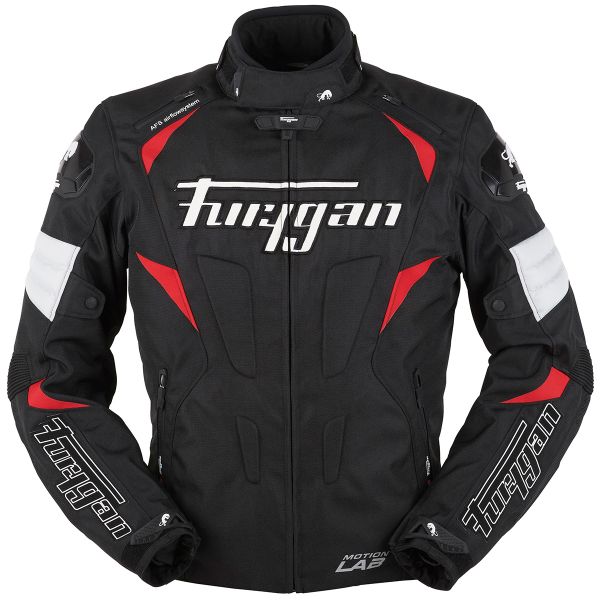 Motorradjacke Furygan Wind Schwarz Wei  Rot