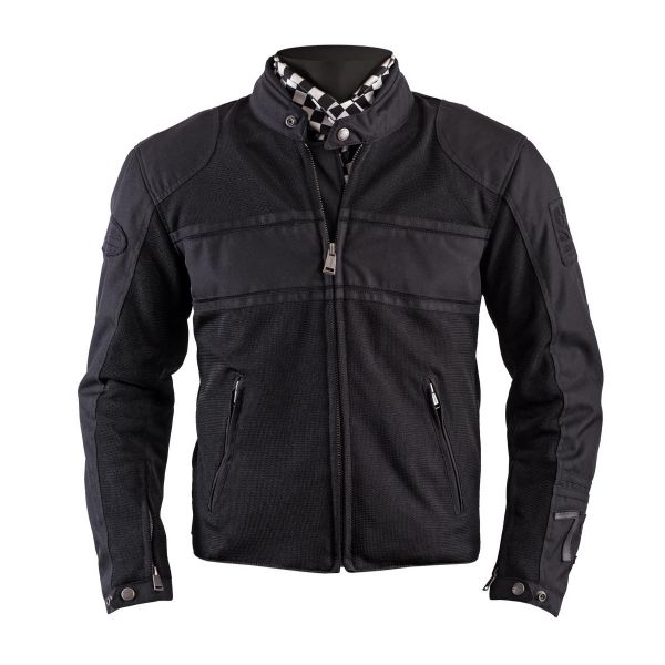 Motorradjacke Helstons Winner Mesh Black